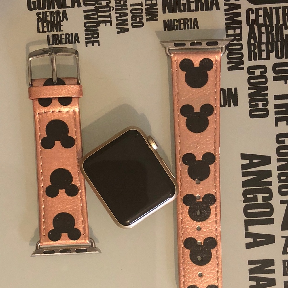 RoseGold Mickey band